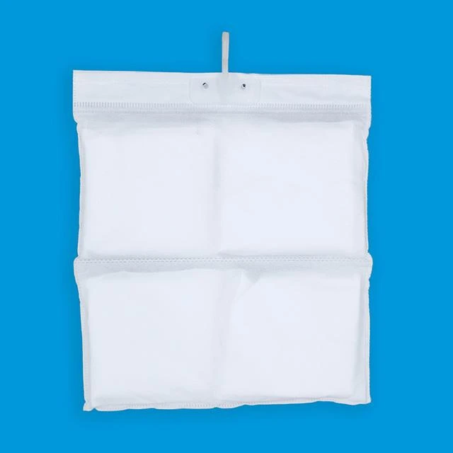 Uus Pack 1000g ruudukujuline kuivade kott konksudega